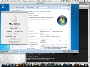 Windows 7 64 bit on PPC OS X